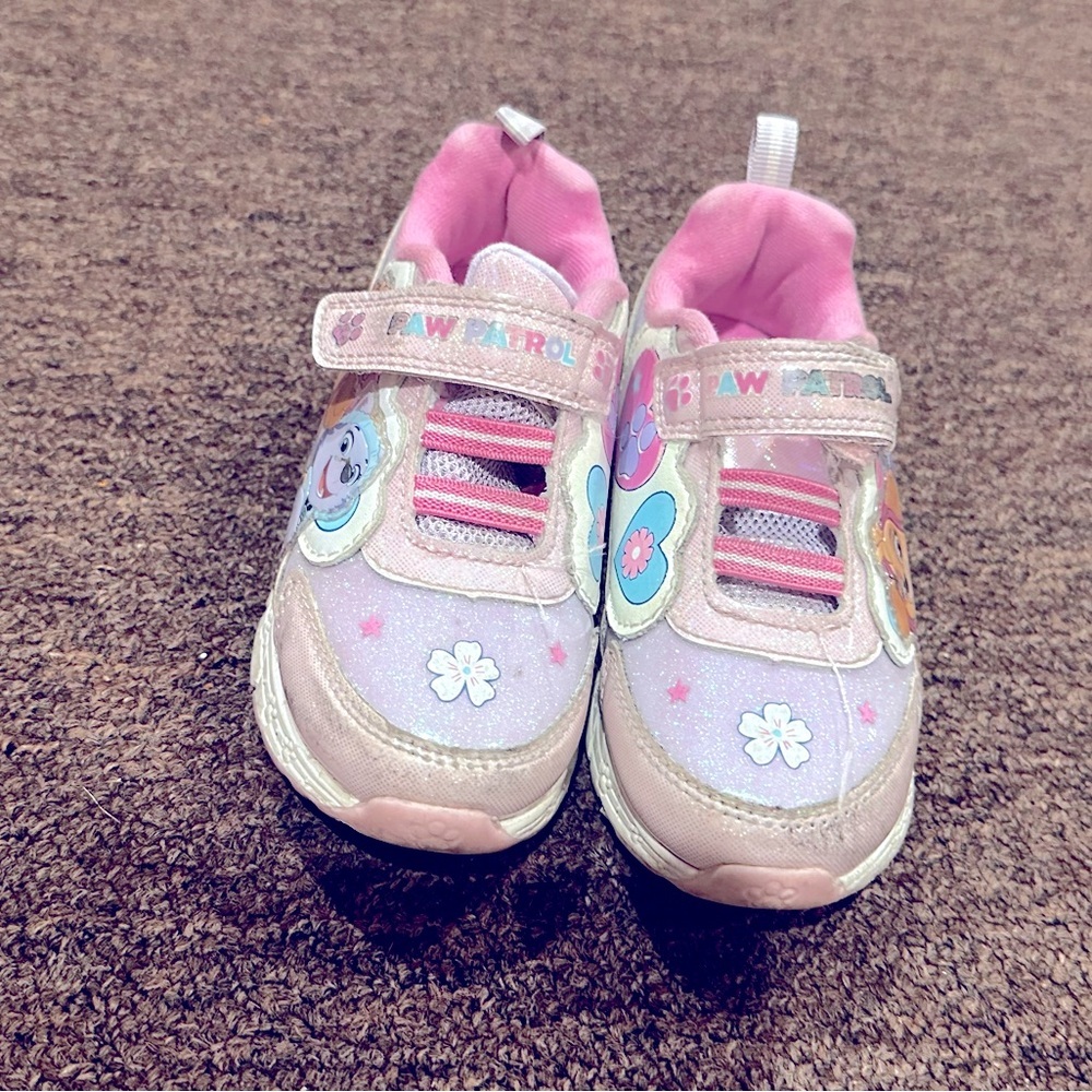 Paw Patrol Nickelodeon Toddler/Little Girl's Sneakers Purple Size 9